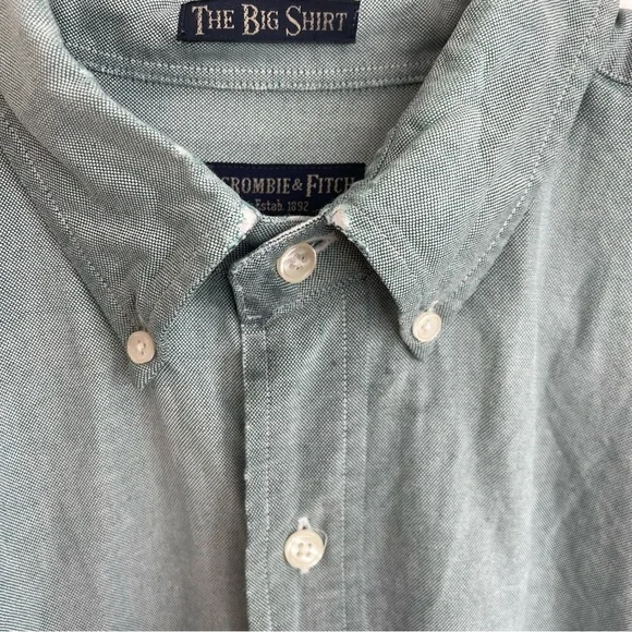 Abercrombie & Fitch The Big Shirt Country Clothes Button Down Shirt Vintage - Picture 3 of 5